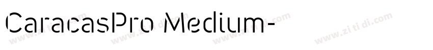 CaracasPro Medium字体转换